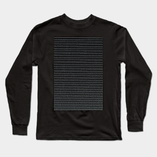 Black fabric texture Long Sleeve T-Shirt